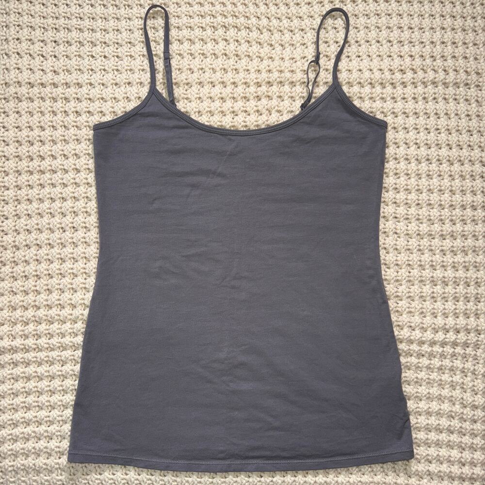 '16 Old Navy Fitted Gray Tank Top Sz Small 95% Cotton